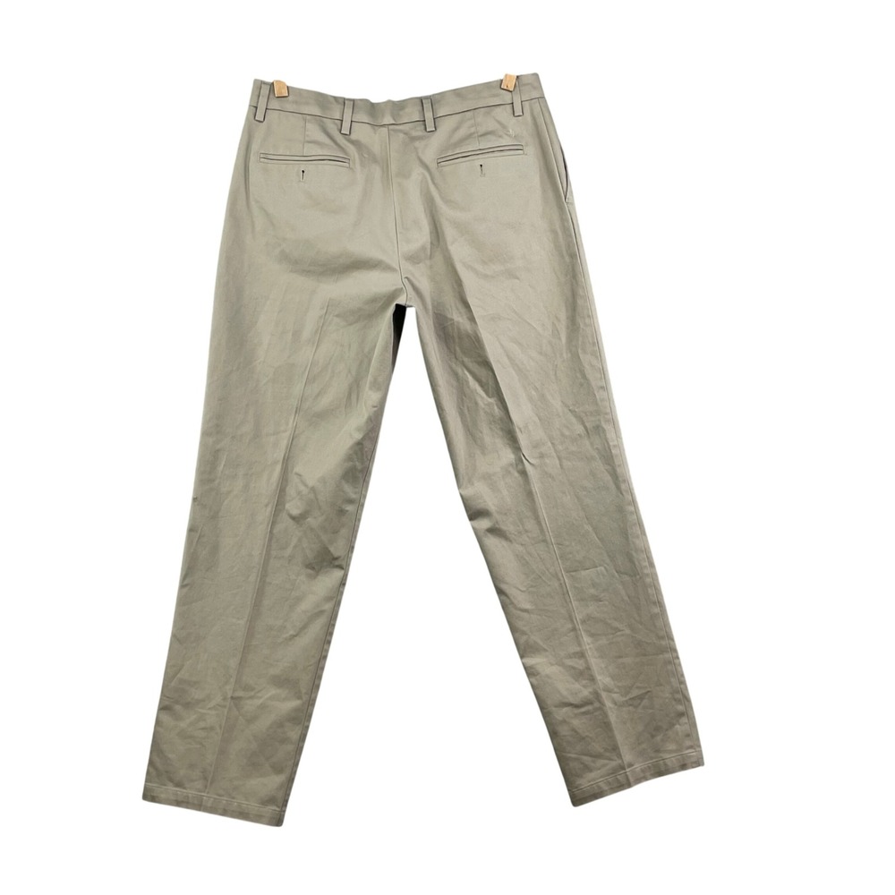 Levi Strauss Chino‎ Pants Mens 34x31 Tan Khaki Pleated Straight Academia 90's
